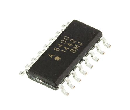 Broadcom - ACSL-6400-00TE - Broadcom ͨ  ACSL-6400-00TE, ֱ, ߼, 16 SOIC װ		