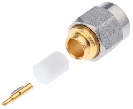 TE Connectivity - 1050525-1 - TE Connectivity 1050525-1 50 °װ SMA  ͷ, Ӷ˽, RG402		