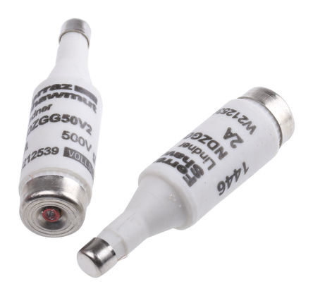 Mersen - W212539M - Mersen 2A DIߴ gG Diazed ۶ W212539M, E16, 500V		