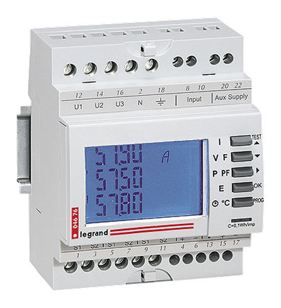 Legrand - 004676 - Legrand LCD ʽ๦ܱ 004676, Դʡڹʡڲ¶ȡ޹ʡѹ		