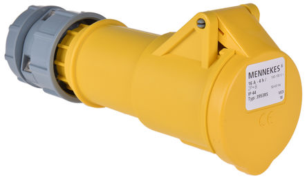 Mennekes - 3953 - Mennekes PowerTOP ϵ ɫ 3P ҵԴ °װ  3953, 16A, 110 V, IP44		