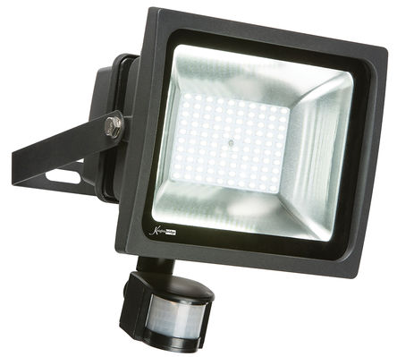 Knightsbridge - FLS50PBK - Knightsbridge FLS ϵ 50 W IP44 LED  FLS50PBK, 100 LED, 230 V, 256 x 223 x 135 mm		