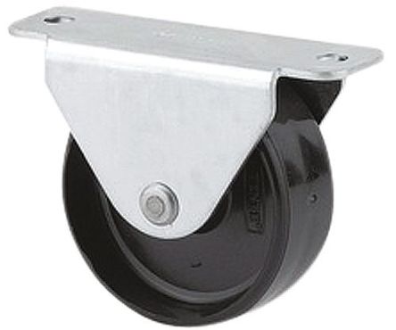Tente - 2198UOI025P60-40x17 - steel fixed castor, PUR wheel, 25mm,25kg		