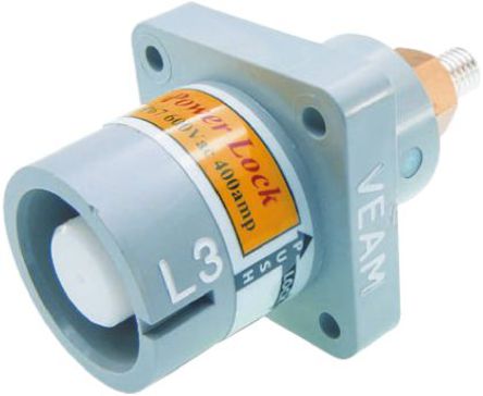 ITT Cannon - NPS-3-GY-T4 - ITT Cannon Veam Powerlock ϵ ҵԴ 尲װ ͷ NPS-3-GY-T4, 400A, 1 kV 		