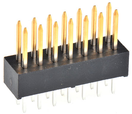 Hirose - HIF3H-14PB-2.54DSA(71) - Hirose HIF3H ϵ 14· 2.54mmھ (2) ֱ PCB  HIF3H-14PB-2.54DSA(71), ͨ׶˽, 3A		