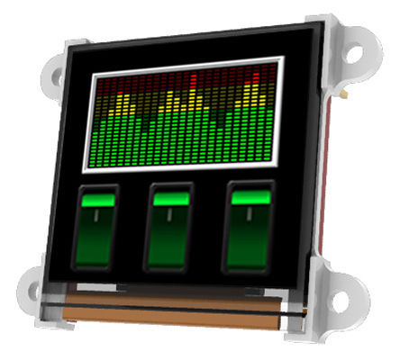 4D Systems - uOLED-128G2 - 4D Systems 1.5in ɫ Դ OLED ʾ uOLED-128G2, 128 x 128, , ӿ		