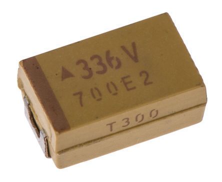 AVX - TPSD336K035R0300 - AVX TPS ϵ 33F 10% SMD  TPSD336K035R0300, 35 V ֱ, 7343-31 װ, 300m ESR, +125C		