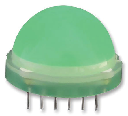 Kingbright - DLA/6GD - Kingbright 6 ɫ (568 nm ) LED DLA/6GD, 45 mcd, 120 ӽ 20 mm ͨ		