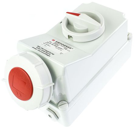Mennekes - 5792A - Mennekes ɫ IP67 л 3P+E  5792RS , ӵλ 3h,  32A, 415 V		