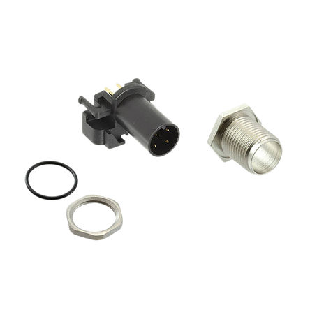 TE Connectivity - 3-2172070-2 - TE Connectivity M12 ϵ 4· ӡˢ·尲װ ֱ Բ ͷ 3-2172070-2, , ʽӺ		