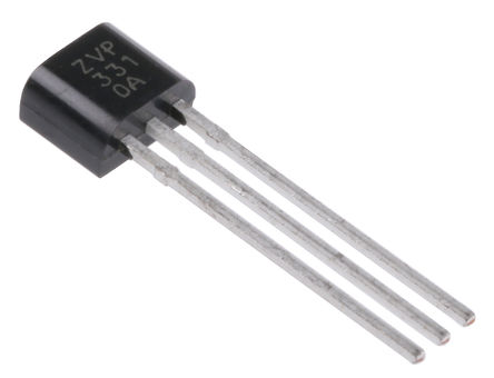 DiodesZetex - ZVP3310A - DiodesZetex Si P MOSFET ZVP3310A, 140 mA, Vds=100 V, 3 TO-92װ		