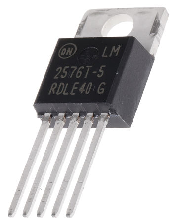 ON Semiconductor - LM2576T-005G - ON Semiconductor LM2576T-005G ѹ  ѹ, 12 V, 3A, 4.75  5.25 V, 52 kHz߿Ƶ, 5 TO-220װ		