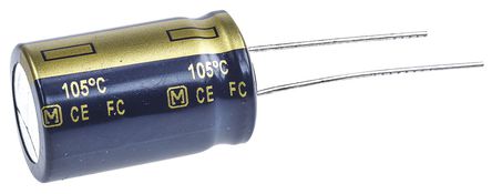 Panasonic - EEUFC1A472 - Panasonic FC  ϵ 10 V ֱ 4700F ͨ  EEUFC1A472, 20%ݲ, 22m(ֵ), +105C		