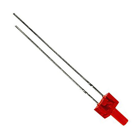 Kingbright - L-13HD - Kingbright ɫ (660 nm ) LED L-13HD, 2 mcd, 70 ӽ 2 mm ͨ		