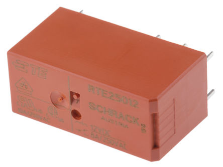 TE Connectivity - RTE25012 - TE Connectivity RTE25012 ˫˫ PCB װ Ǳ̵, 12V dc		