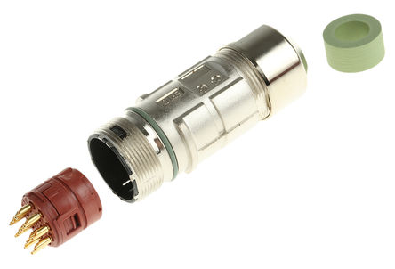 Lapp - 44420040 + 73002716 - Lapp EPIC Circular 系列 12路 电缆安装 直向 连接器 44420040 + 73002716, 母触点		