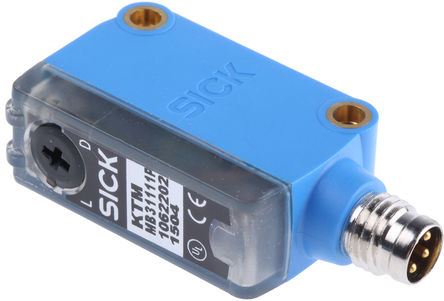 Sick - KTM-MB31111P - 12.5 mm ɫ LED ɫ괫, NPN, PNP, 100 mA, 12  24 V ֱԴ, IP67		