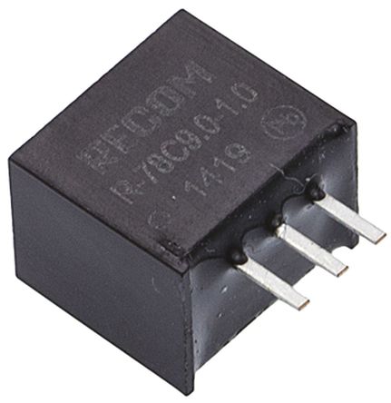 Recom - R-78C9.0-1.0 - Recom 9W ѹ R-78C9.0-1.0, 12  42V, 9V, 1A SIP 3 װ		