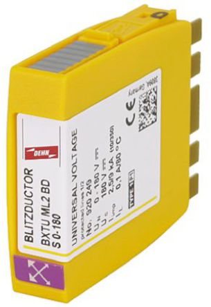 Dehn - BXTU ML2 BD S 0-180 - Dehn BXTU ϵ 127 V 180 V ֱ 20kA  BXTU ML2 BD S 0-180, DIN 찲װ, 12 x 66 x 90mm		