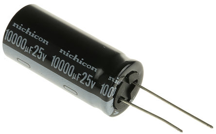Nichicon - UVY1E103MHD - Nichicon VY ϵ 25 V 10000F ͨ  UVY1E103MHD, 20%ݲ, +105C, 5101-4װ		