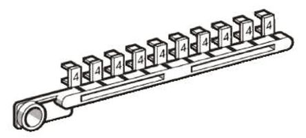 Schneider Electric - AB1R2 - Schneider Electric Clip-In Marker Strip AB1R2		