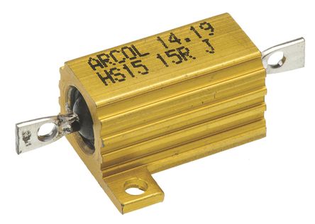 Arcol - HS15 15R J - Arcol HS15 ϵ HS15 15R J 15W 15 5%  尲װ̶ֵ, Ӷ, Ƿװ		