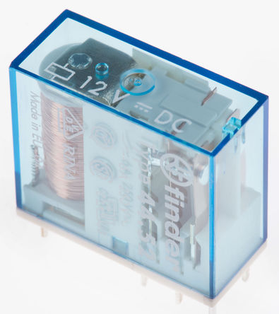 Finder - 4452 9012 - Finder 4452 9012 ˫˫ PCB װ Ǳ̵, 12V dc		