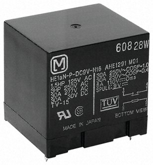 Panasonic - HE1AN-P-DC24V-Y5 - Panasonic HE1AN-P-DC24V-Y5  PCB װ Ǳ̵, 24V dc		