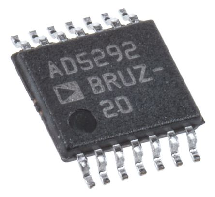 Analog Devices - AD5292BRUZ-20 - Analog Devices AD5292BRUZ-20 20k 1024λ  ֵλ,  - SPIӿ, 14 TSSOPװ		