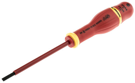 Facom - A4X100VE - Facom 0.8 x 4 mm ̼ һֵͷ Ե ˿ A4X100VE, 210 mmܳ		