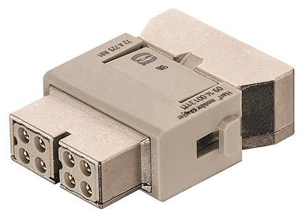 Harting - 09140083122 - Harting Han-Modular ϵ 2  4 · ĸ ģ 09140083122,  10A/ 50 V, HAN Modular		
