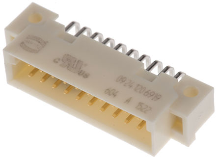 Harting - 09241206919 - Harting 2  20 · 2.54mm ھ ֱ DIN 41612 ͷ 09241206919, 3B C2ȼ, Ӷ˽, 2A		