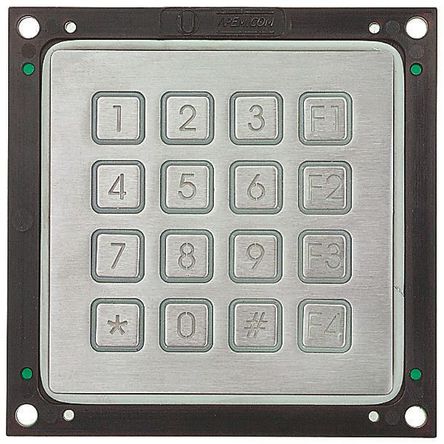 Apem - T8P0160017057 - Apem IP65 16  ּñ ּ T8P0160017057, 4 x 4 		