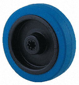 Tente - UFR125x40-12LM44 Blue - Tente ɫɫ 125mmֱ ̥  UFR125x40-12LM44 Blue, 250kg, 12mm׾		