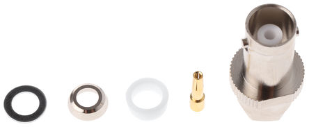 TE Connectivity - 1-1337536-0 - TE Connectivity 50 ֱ °װ ĸ BNC  1-1337536-0, 0  4GHz, ǯ ˽, RG141 A/U, RG58 C/U, 		