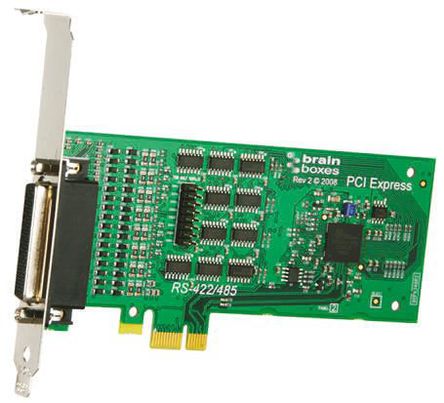 Brainboxes - PX-346 - Brainboxes 4˿ RS422, RS485 а Low Profile PCI Express, 921.6kbit/s		