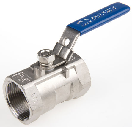 RS Pro - TYPE 2017K CF8M 1-1/4" - RS Pro ɫ 68bar  ѹ TYPE 2017K CF8M 1-1/4" ˫򿪹, 1-1/4 in BSPP, 1 1/4inܽͷ		