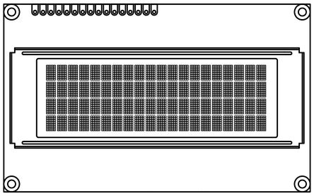Vishay - O020N004ALPP5N0000 - Vishay A ϵ ɫ Դ OLED ʾ O020N004ALPP5N0000, 		