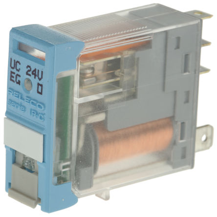 Releco - C10-A10BX / AD 24 V - Releco 2912345 ˫ PCB װ Ǳ̵, 10 A, 24V ac/dc		