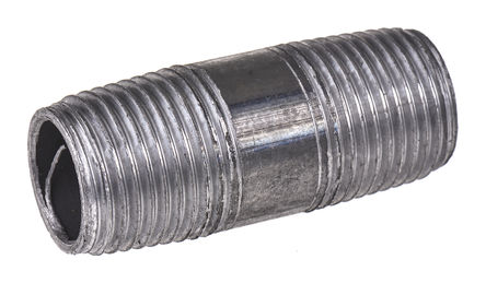 RS Pro - BARREL NIPPLE BLACK 1/2" - RS Pro BARREL NIPPLE BLACK 1/2" ɶͷ Ͳƽͷ, 1/2 in BSPT  (ͷ1), 1/2 in BSPT  (ͷ2)		