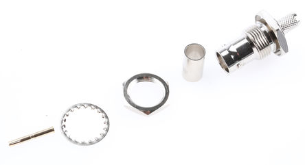 RS Pro - R13-011-00-022611000 - RS Pro 75 ֱ 尲װ 尲װ ĸ BNC  R13-011-00-022611000, 4GHz, ѹ ˽, RG59, 		