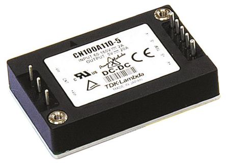 TDK-Lambda - CN30A110-12 - TDK-Lambda 30W ʽֱ-ֱת CN30A110-12, 60  160 V ֱ, 12V dc, 2.5A, 3kV acѹ, 84%Ч, 1/4 שװ		