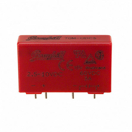 Grayhill - 70M-ODC5 - Grayhill 70M-ODC5  PCBӡˢ·壩װ ӿڼ̵ģ, 0.02  3A, 10V dc		