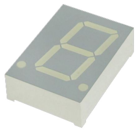 Kingbright - SA08-11SEKWA - Kingbright 1ַ 7  ɫ LED  SA08-11SEKWA, 120 mcd, ҲС, 20.32mmַ, ͨװװ		