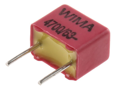 WIMA - FKP2/4700/63/5 - WIMA FKP2 ϵ 4.7nF ۱ϩ (PP) FKP2/4700/63/5, 5%, 40 V /63 V ֱ, ͨ		