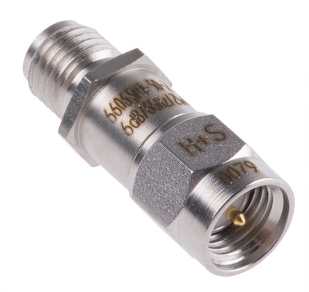 Huber & Suhner - 6606_SMA-50-2/199_NE - Huber & Suhner 6606_SMA-50-2/199_NE 50 Ƶ˥ SMA , SMA ͷ, 6dB˥, Ƶ DC to 6GHz		