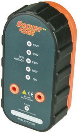 Socket & See - SP200 - Socket & See SP 200 ѹָʾ֤װ 36mA, 50  690V		