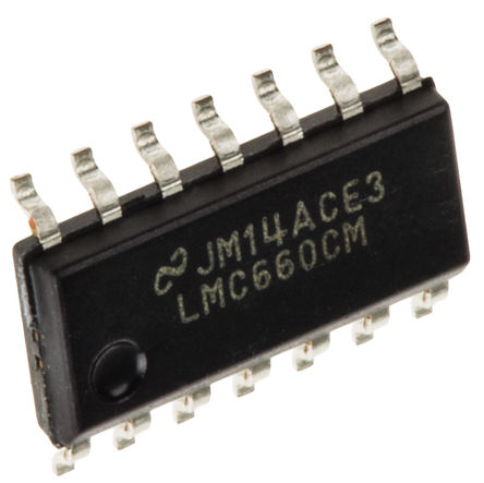 Texas Instruments - LMC660CM/NOPB - Texas Instruments LMC660CM/NOPB · Ŵ, 1.4MHz, 5  15 VԴѹ, CMOS, 14 SOICװ		