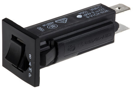 TE Connectivity - W28-XQ1A-8 - TE Connectivity W28 ϵ SP RCBO, W28-XQ1A-8, 8A, 1000 A·		