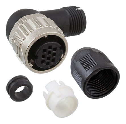 Hirose - HR08D-12WLPM-10SC - Hirose HR08D ϵ 10· °װ ֱ  ͷ HR08D-12WLPM-10SC, ĸ, ʽӺ		